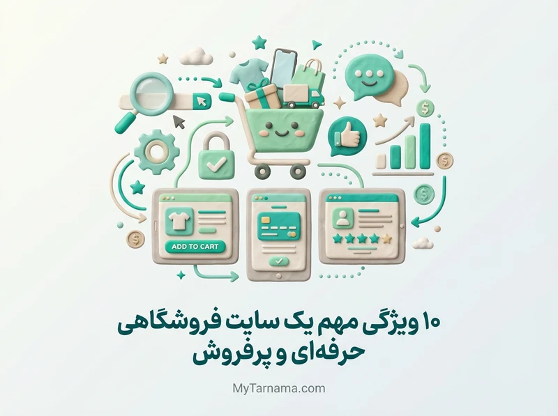 ویژگی سایت فروشگاهی حرفه‌ای