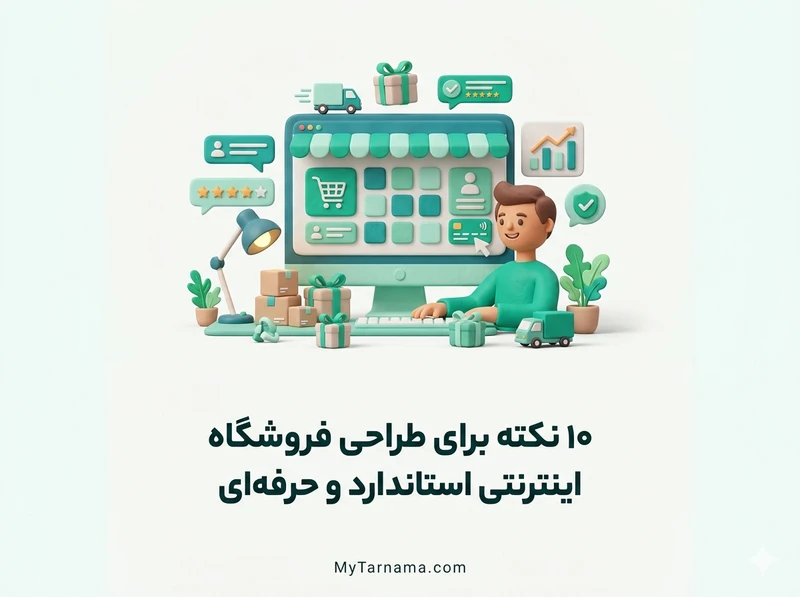 طراحی فروشگاه اینترنتی حرفه‌ای