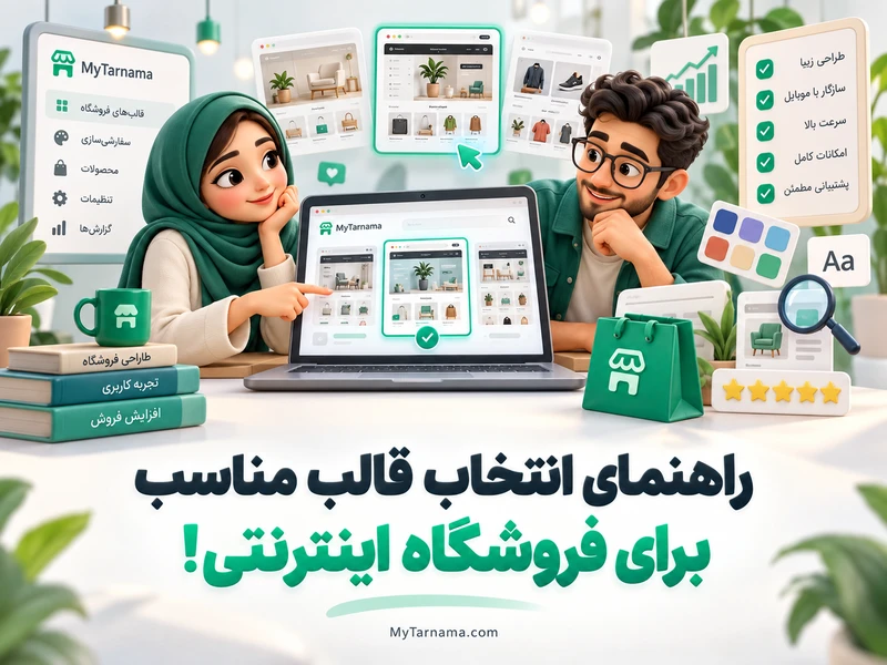 قالب فروشگاه اینترنتی حرفه‌ای