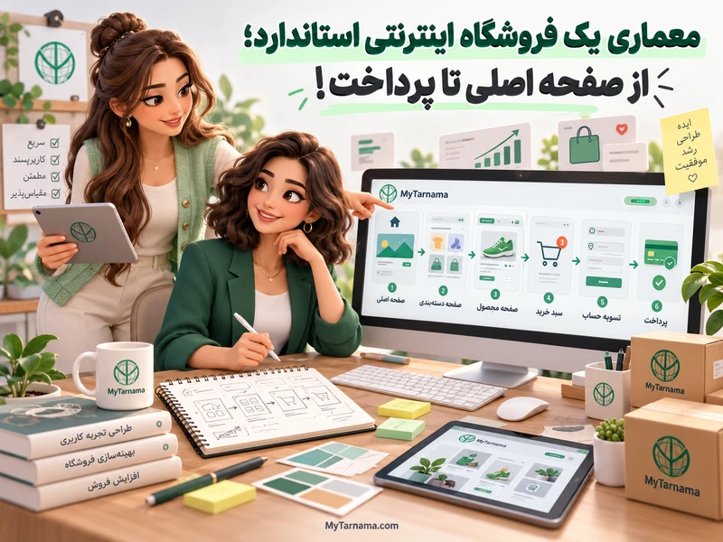 معماری فروشگاه اینترنتی استاندارد