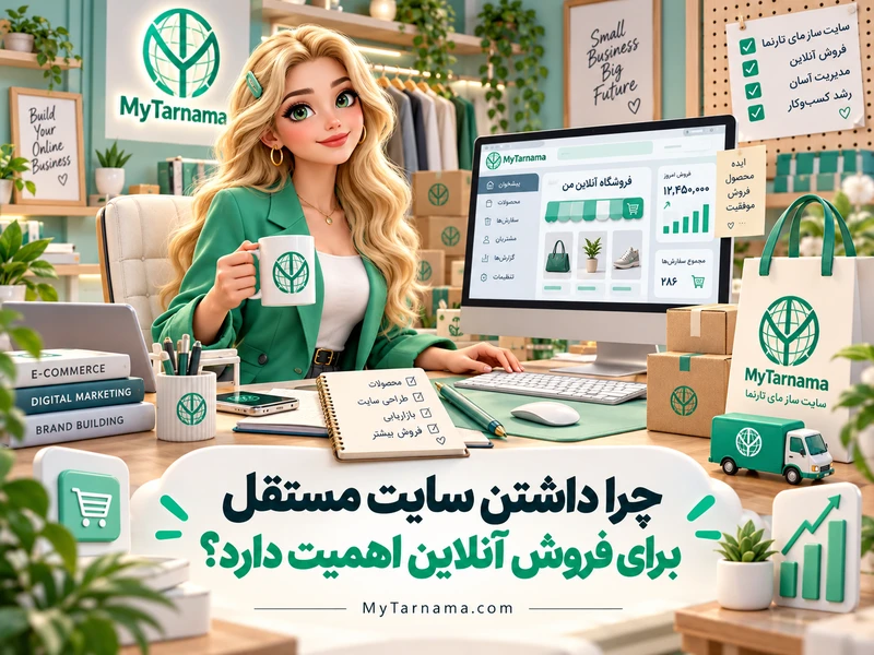 سایت مستقل برای فروش آنلاین