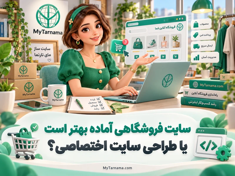 سایت فروشگاهی آماده یا طراحی اختصاصی