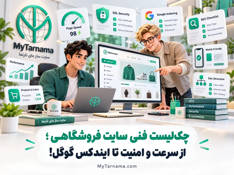 چک‌لیست فنی سایت فروشگاهی