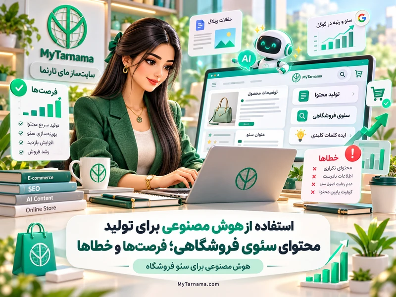 هوش مصنوعی برای سئو فروشگاه و تولید محتوا