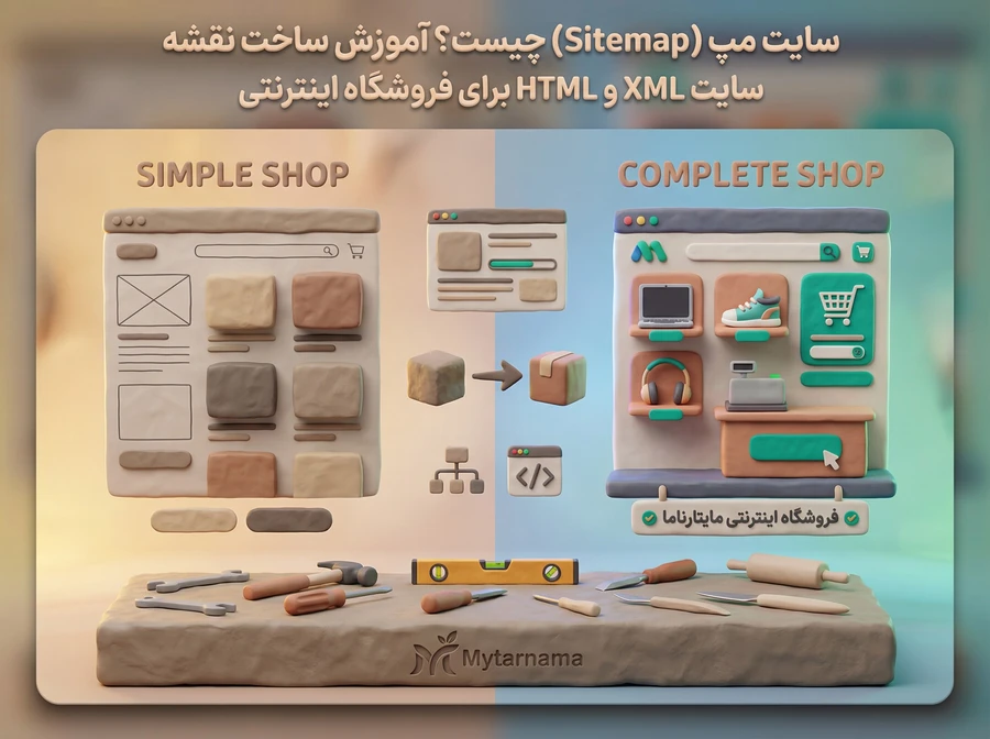سایت مپ فروشگاه اینترنتی