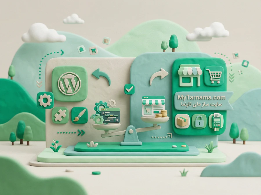 ساخت فروشگاه اینترنتی با سایت&zwnj;ساز اختصاصی به جای وردپرس (WordPress) چیست