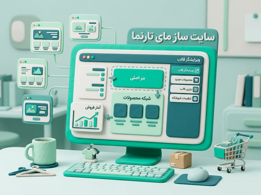 راهنمای استفاده از پنل و قالب مای&zwnj;تارنما