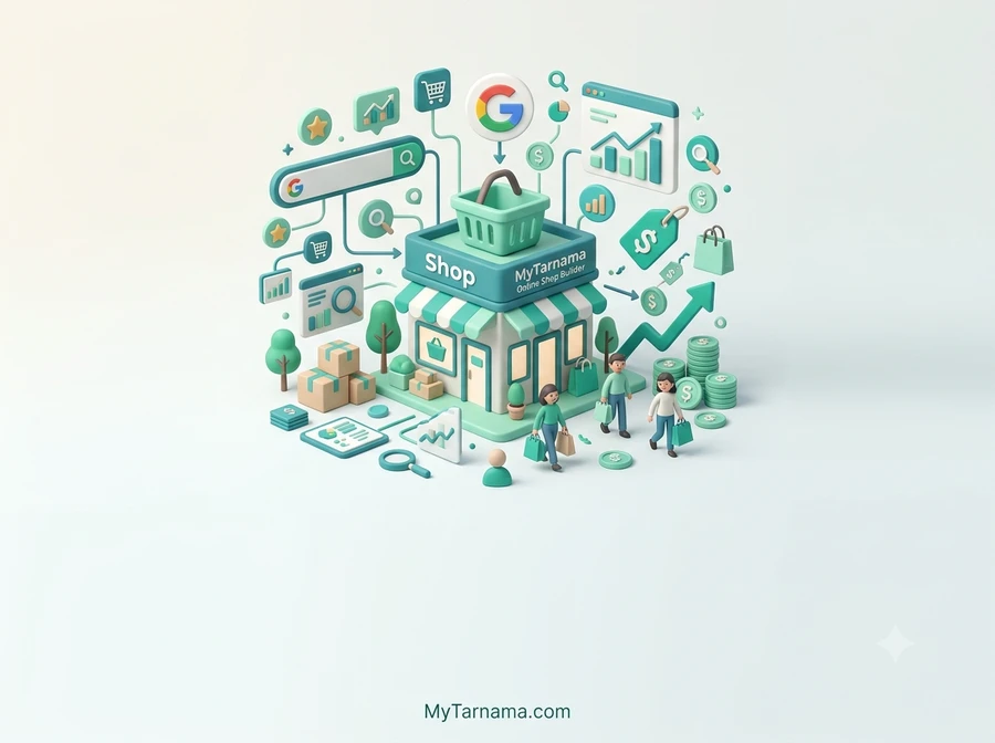اتصال فروشگاه اینترنتی به گوگل
