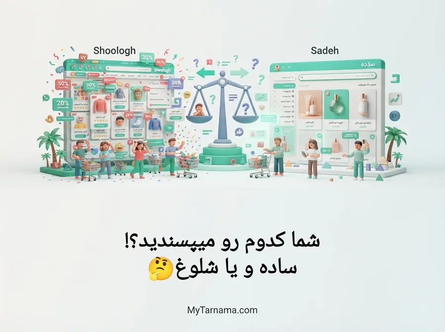 طراحی فروشگاه اینترنتی ساده
