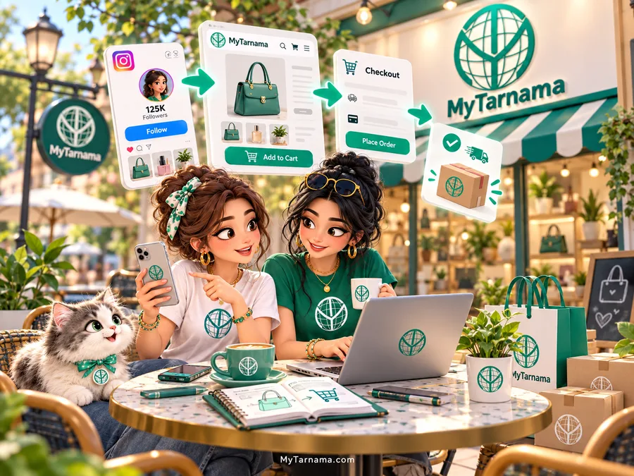 مراحل ساخت سایت فروشگاهی برای پیج اینستاگرام