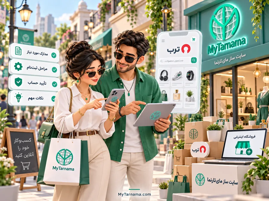 مراحل ثبت نام فروشگاه اینترنتی در ترب