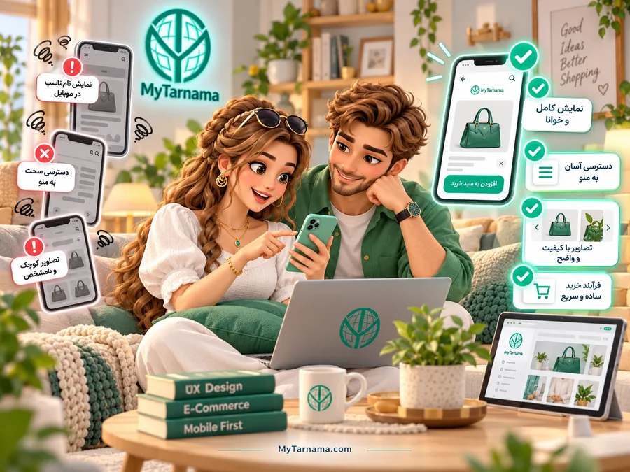 تجربه خرید با موبایل در فروشگاه اینترنتی