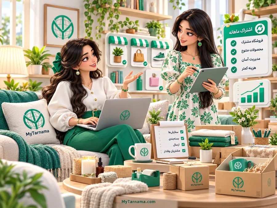 پنل سایت فروشگاهی اشتراکی و مدیریت محصولات و سفارشها