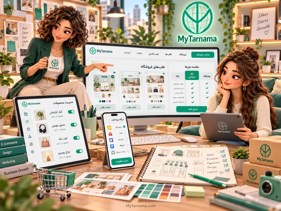 ساخت فروشگاه اینترنتی با بهترین سایت&zwnj;ساز فروشگاهی