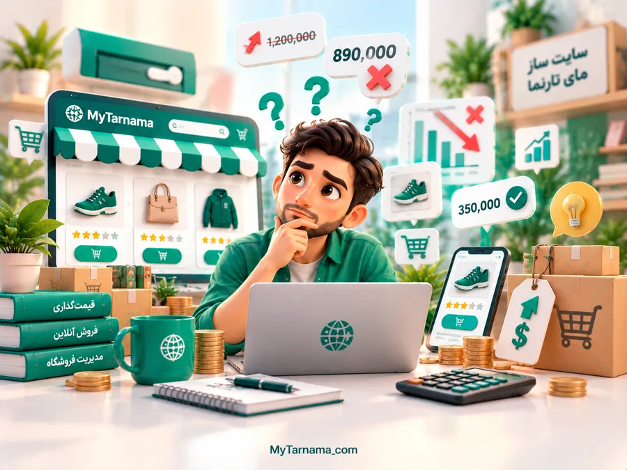 قیمت&zwnj;گذاری محصولات آنلاین