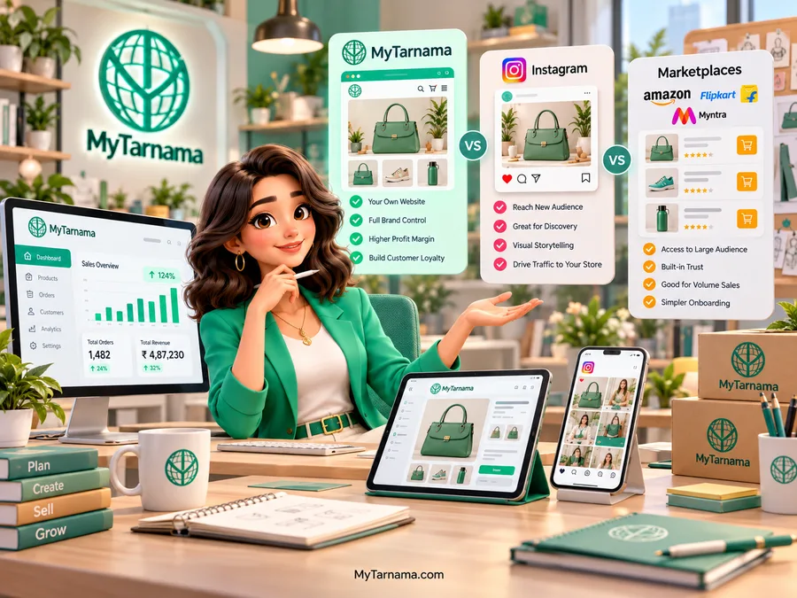 مقایسه فروش آنلاین