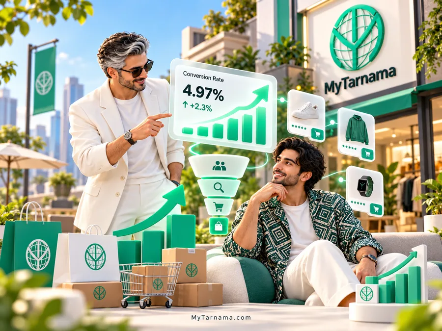 فرمول محاسبه نرخ تبدیل فروشگاه اینترنتی با سفارش و نشست