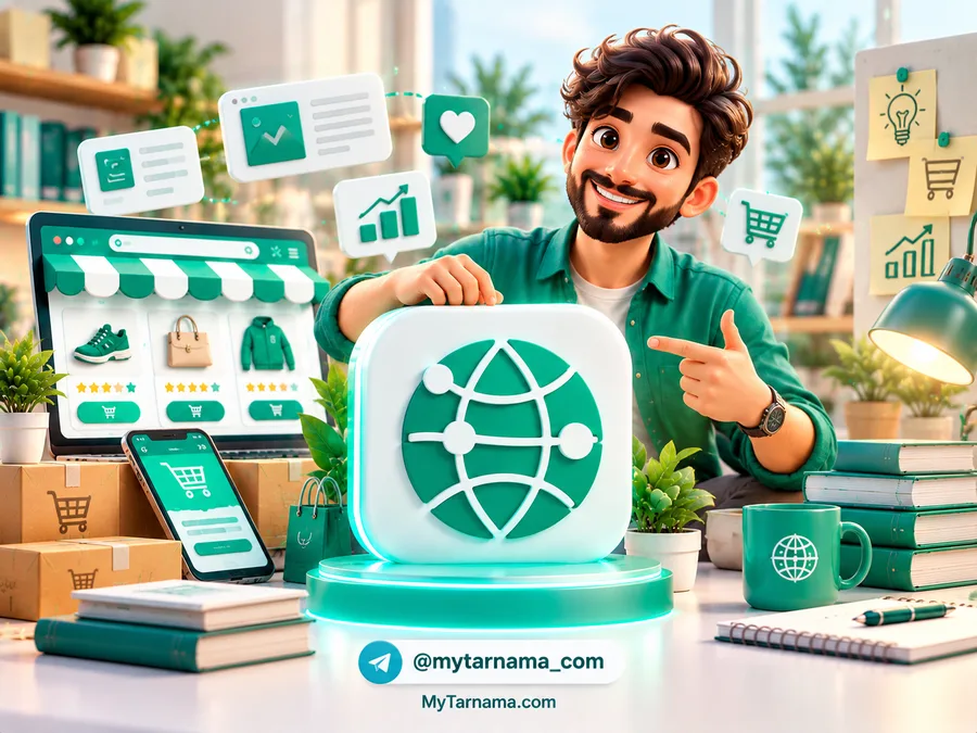 قالب فروشگاه اینترنتی با صفحه ساز حرفهای