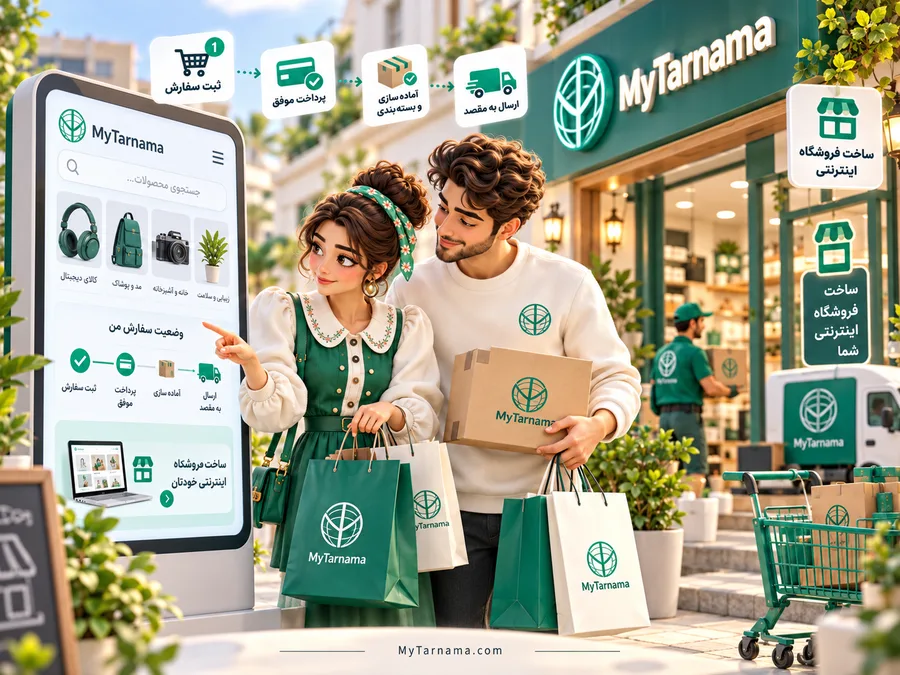 پرداخت سفارش اینترنتی و ثبت سفارش فروشگاه آنلاین