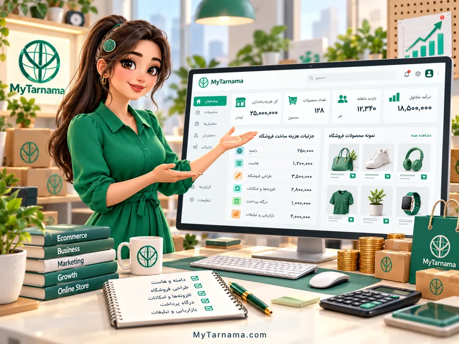 هزینه ساخت فروشگاه اینترنتی در سال ۱۴۰۵