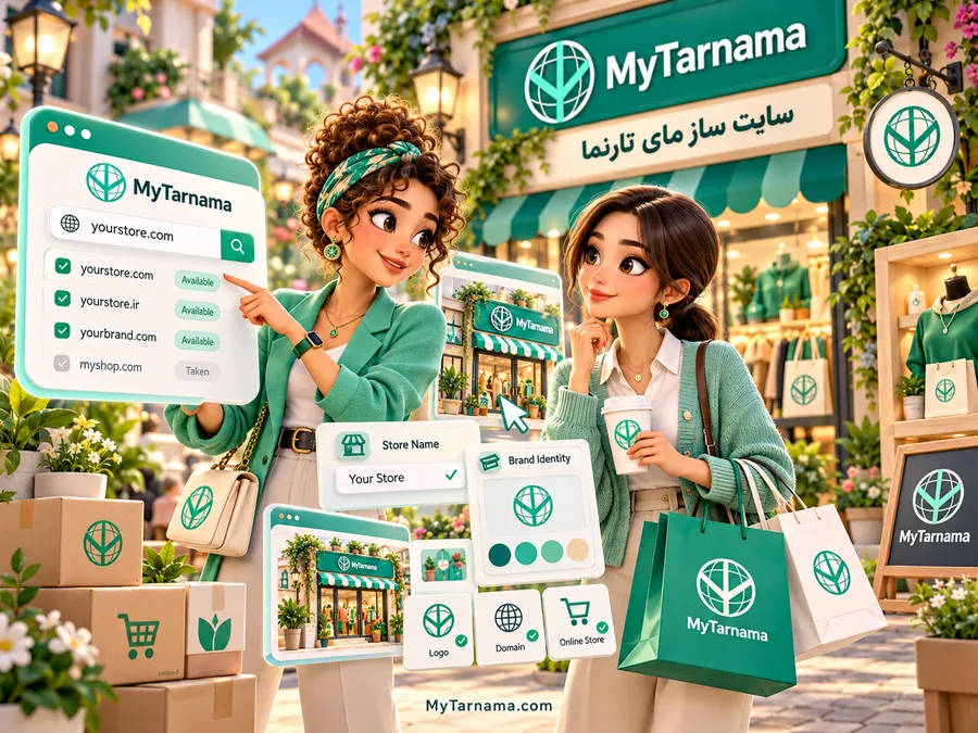 انتخاب نام فروشگاه آنلاین